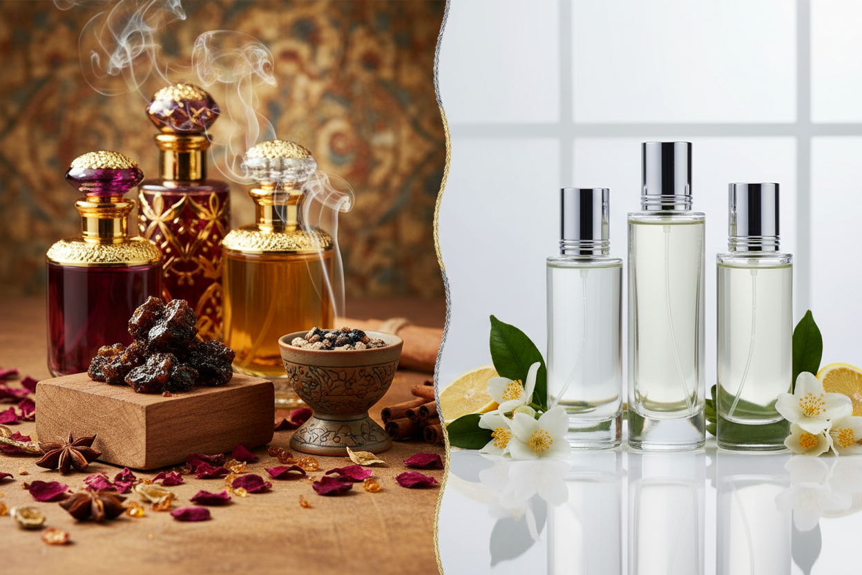 Perfumería árabe vs occidental: dos visiones del aroma