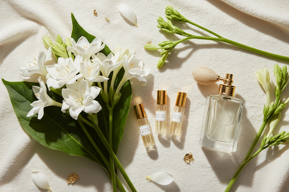 Pétalos de tuberosa: la flor que huele a piel y sensualidad